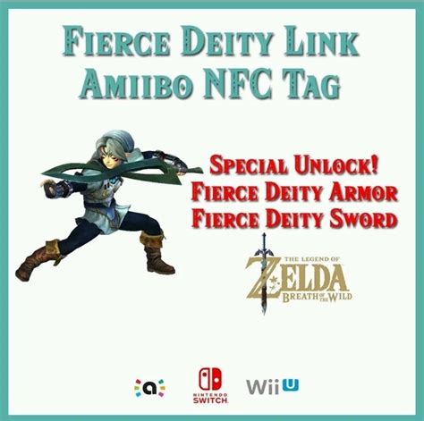 fierce deity link nfc tag free|I need two amiibo bin files for botw if anyone has them and.